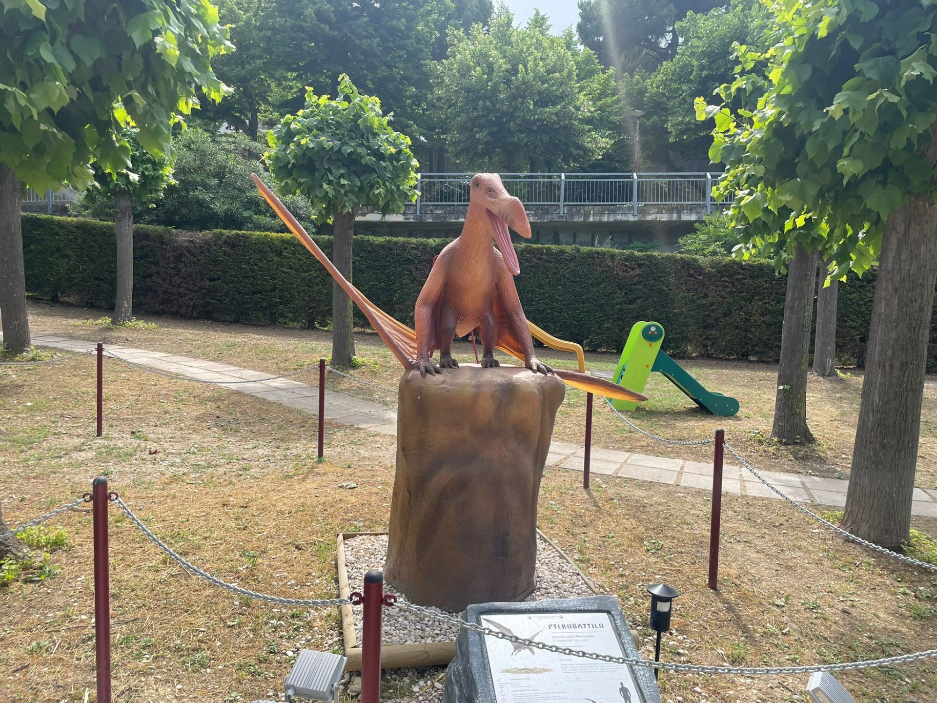 Pterodattilo a grandezza naturale al parco dei dinosauri AbruzzoSauro di Notaresco (Teramo)